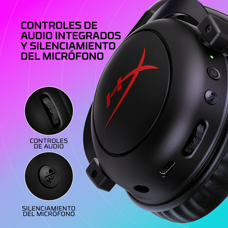 EAN 0196786709388 - HyperX Cloud II Core Wireless GAM HEADSET Inalámbrico y alámbrico Diadema Juego Negro imagen 7
