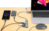 EAN 766623181075 - Manhattan 181075 hub de interfaz USB 3.2 Gen 1 (3.1 Gen 1) Type-A + Type-C 5000 Mbit/s Gris imagen 5