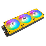 Ventilador De Refrigeración Para Pc Thermaltake Ct140 Ex Argb Sync Bumblebee, Ventilador De Caja Amarillo, Paquete De 3, 140 Mm Cl-F217-Pl14bb-A