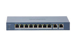 Hikvision Ds-3e0310hp-E(C) Switch No Administrado Fast Ethernet (10/100) Energía Sobre Ethernet (Poe) Azul