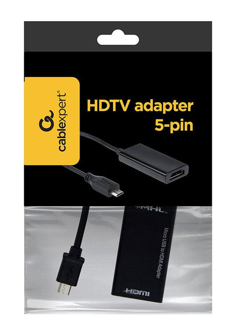 EAN 8716309078719 - Gembird A-MHL-002 Adaptador gráfico USB Negro imagen 4