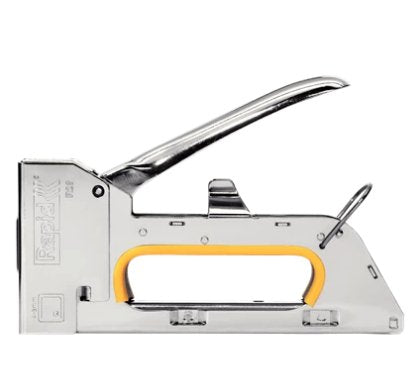 Rapid Pro R23e Clavadora/Grapadora - Para Grapas Nº13/4-8mm - Sin Retroceso - Funcion De Bloqueo - Color Cromado