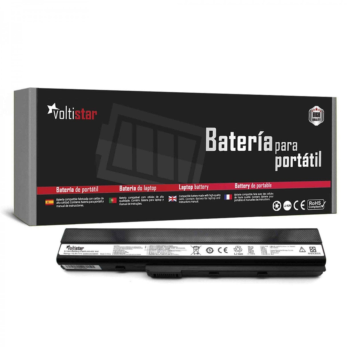 Batería Para Asus A42n, A42ja, A42jy, A42jb, A42jz, A42jc, A42de, A42jk