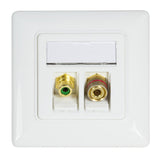 Kab Keystone Verbinder Rca Female > F Female - Yellow Logilink
