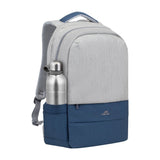 Mochila Riva Nb Prater 17.3" 7567 Gris/Azul Oscuro