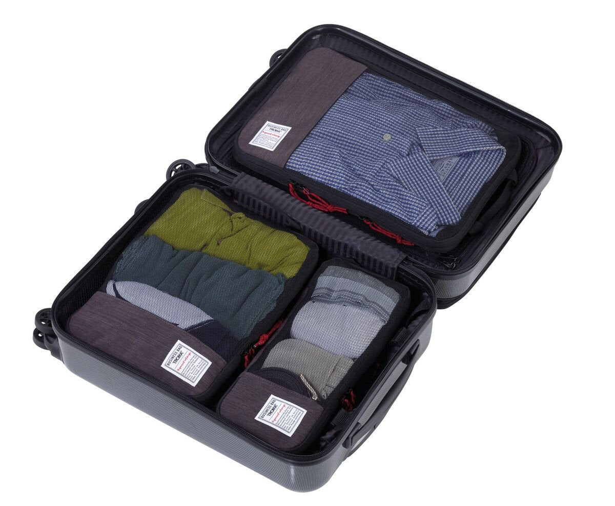 Troika Reise-Kompressionmaschen Set Hsiness Packing Cubes