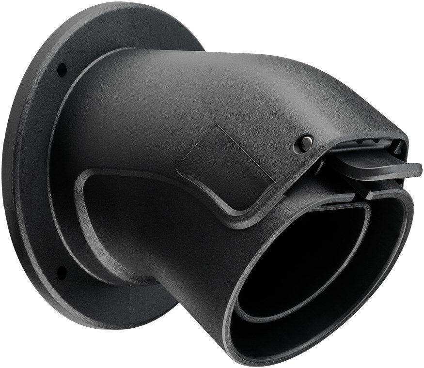 Goobay Soporte De Pared Abgewinkelt Typ 2 Elektroauto Ladecable  Charging Gun Holder 2 Angled Black