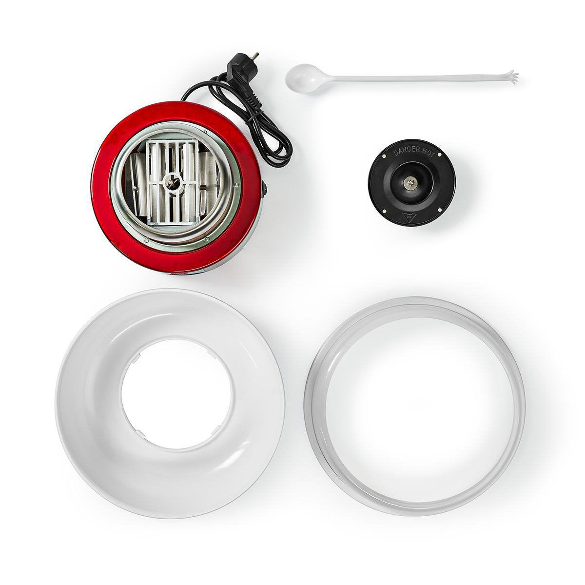 Nedis Mquina De Algodon De Azucar  500 W  Blanco / Rojo