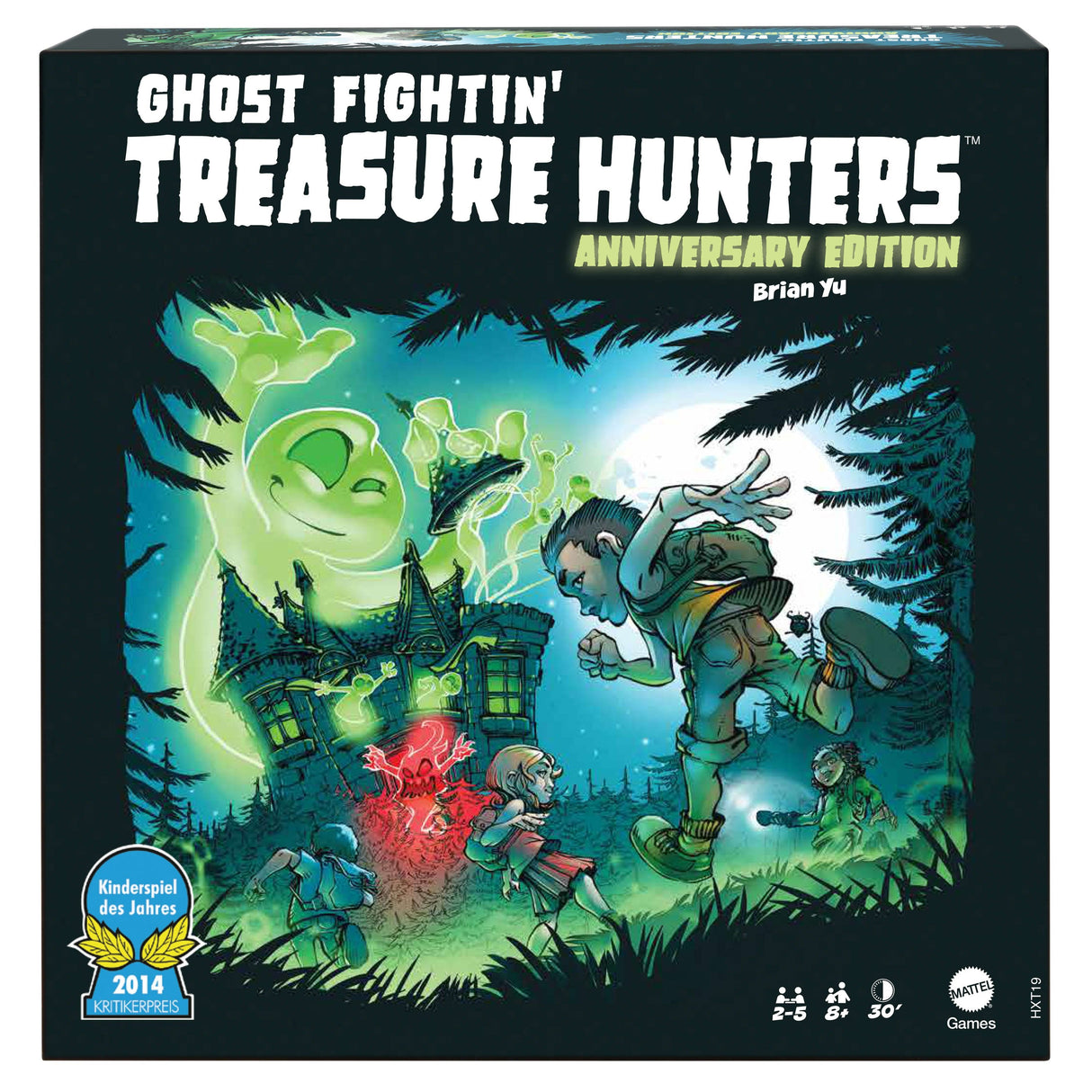 Mattel Games Geister, Ghosts, Treasury Master (Edición De Aniversario), Juego De Mesa Hxt19