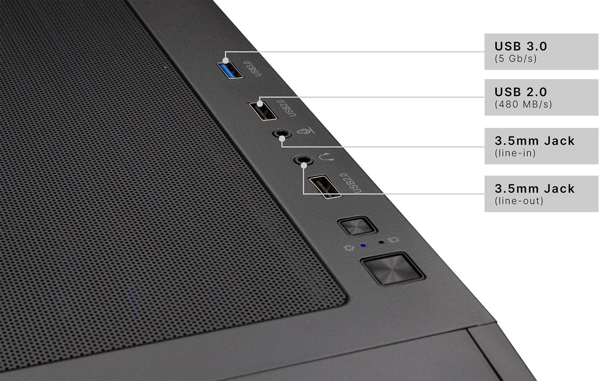 EAN 4046373906699 - CAPTIVA PC Ultimate Gaming R90-669 (Ryzen 7 9800X3D/RTX5090 32GB GDDR7/SSD 2TB/64GB/WLAN/Windows 11 Home  imagen 7