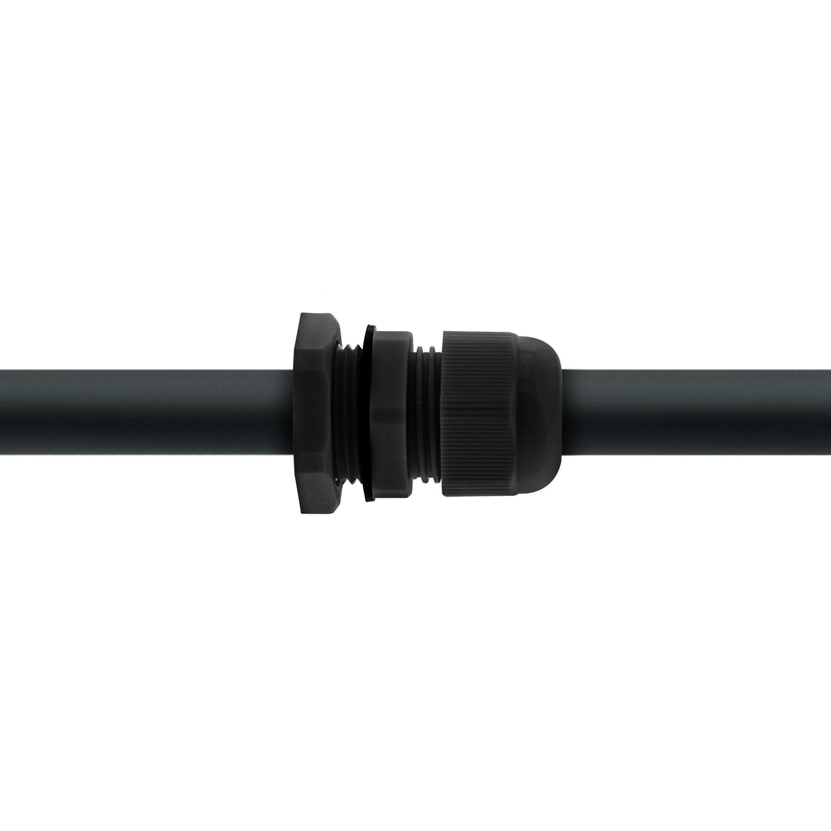 Prensaestopas Inline Nylon Ip68 6 - 12mm Negro 10 Uds.