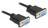 EAN 4043619873081 - DeLOCK 87308 cable de serie Negro 0,5 m DB-9 imagen 1
