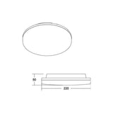 Brumberg 12510073 Ab-Downlight Byam Rund Ws 857 On Off 15w 230v Ip65