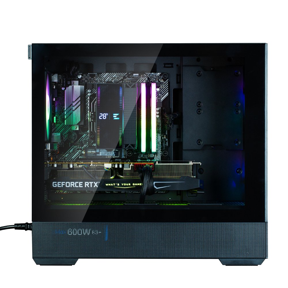 Caja Pc P30air Matx Mini Argb Ventiladoresx3 Negro