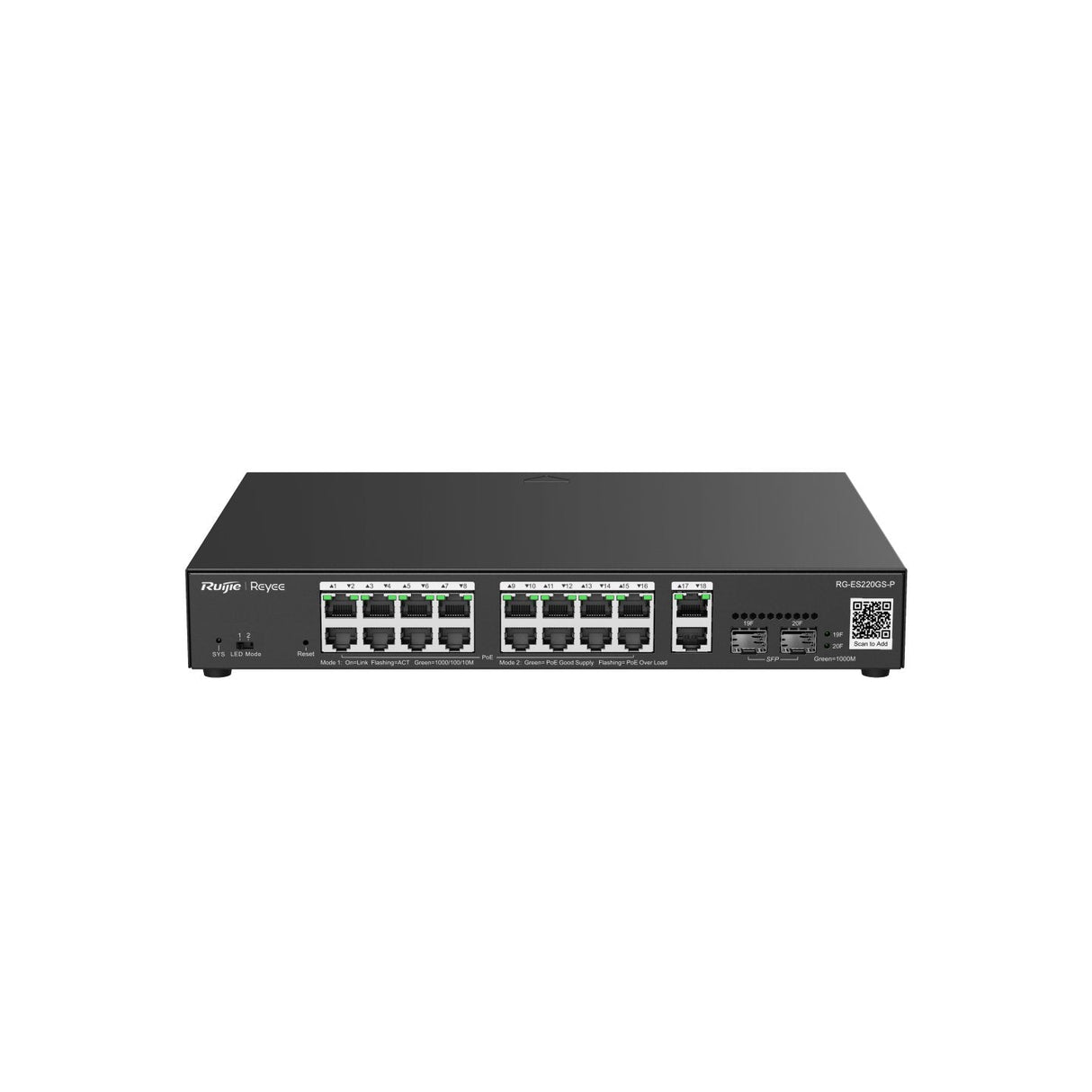 Switch Smart Ruijie Reyee Rg-Es220gs-P
