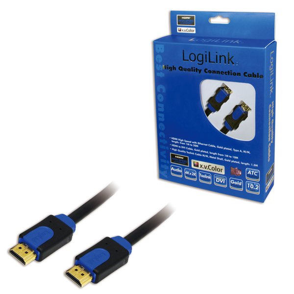 Logilink - Cable Hdmi High Speed With Ethernet 15m