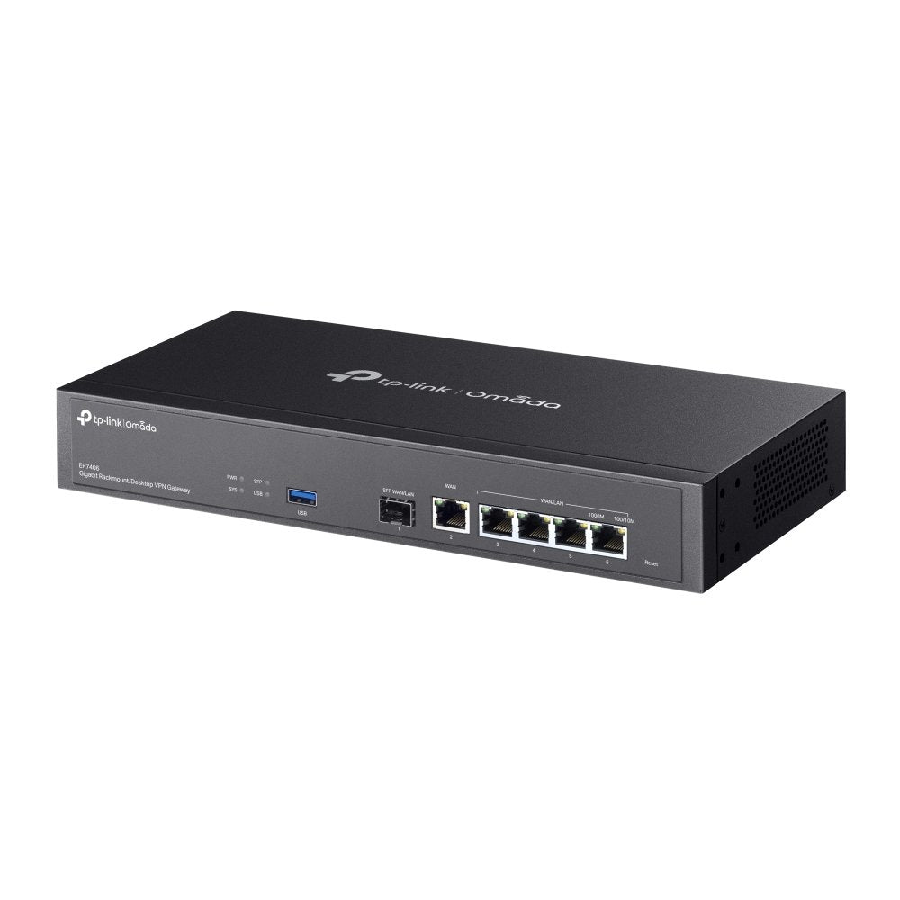 EAN 8885020622300 - TP-Link ER7406 router Gigabit Ethernet Negro imagen 3