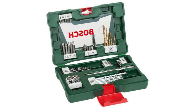 Bosch Diy & Garden Juego De Brocas Y Brocas V-Line Tin, 48 Piezas, Juego De Brocas Y Brocas Verde, Con Varilla Magnética 2607017314