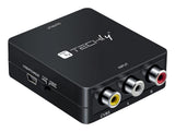 Techly Idata Spdif-6e3 Convertidor Av De Video Y Audio Compuesto 3x Rca A Hdmi 1080p