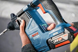 Taladro Percutor Inalámbrico Bosch Gbh 18v-24 C Professional, 18 Voltios (Azul/Negro, 2 Baterías Li-Ion 5.0ah, Bluetooth, En L-Boxx)