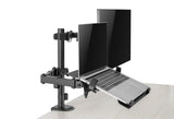 Gembird Ma-Da-03 Adjustable Desk Mount With Monitor Arm And Portátil Tray