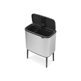Brabantia 316227 Papelera 34 L Rectangular Plástico, Acero Acero Inoxidable