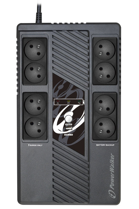 EAN 4260074982688 - PowerWalker VI 800 MS FR sistema de alimentación ininterrumpida (UPS) Línea interactiva 0,8 kVA 480 W 8 s imagen 3