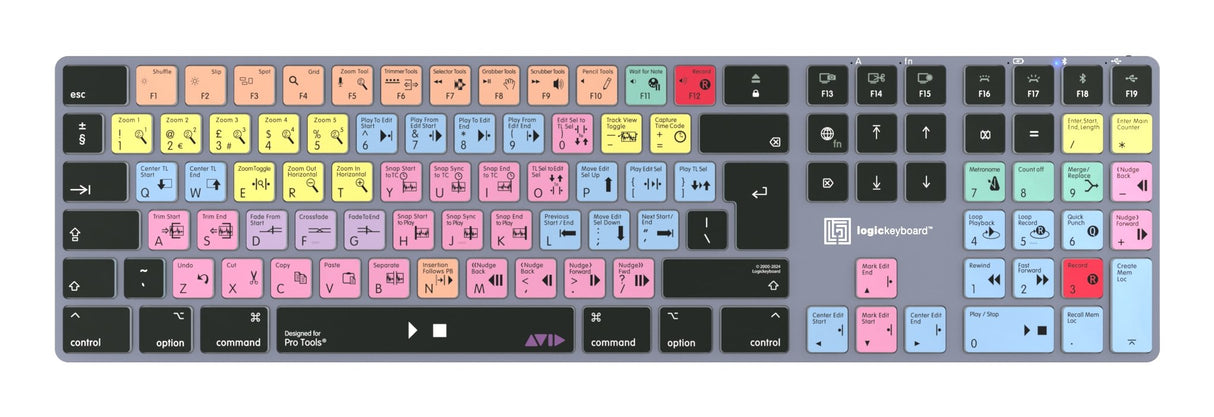 EAN 5707795022082 - Logickeyboard LKB-PT-TM teclado Oficina Bluetooth QWERTY Francés Gris, Titanio imagen 2