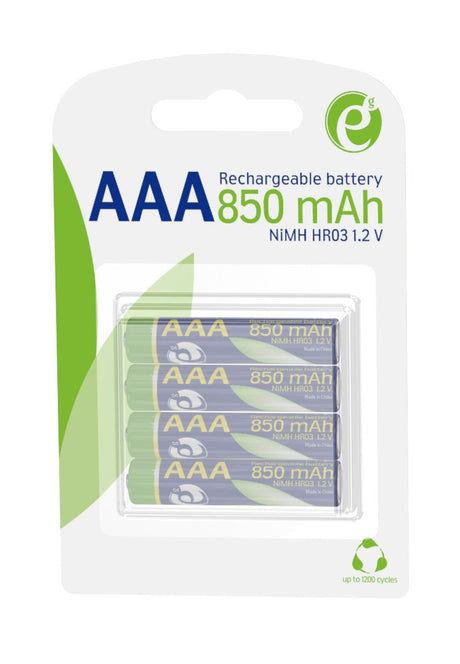 EAN 8716309104333 - Gembird Battery Set alkaline ENERGENIE EG-BA-AAA4-01 x 4 - Batterie - Micro (AAA) Batería de un solo uso  imagen 4