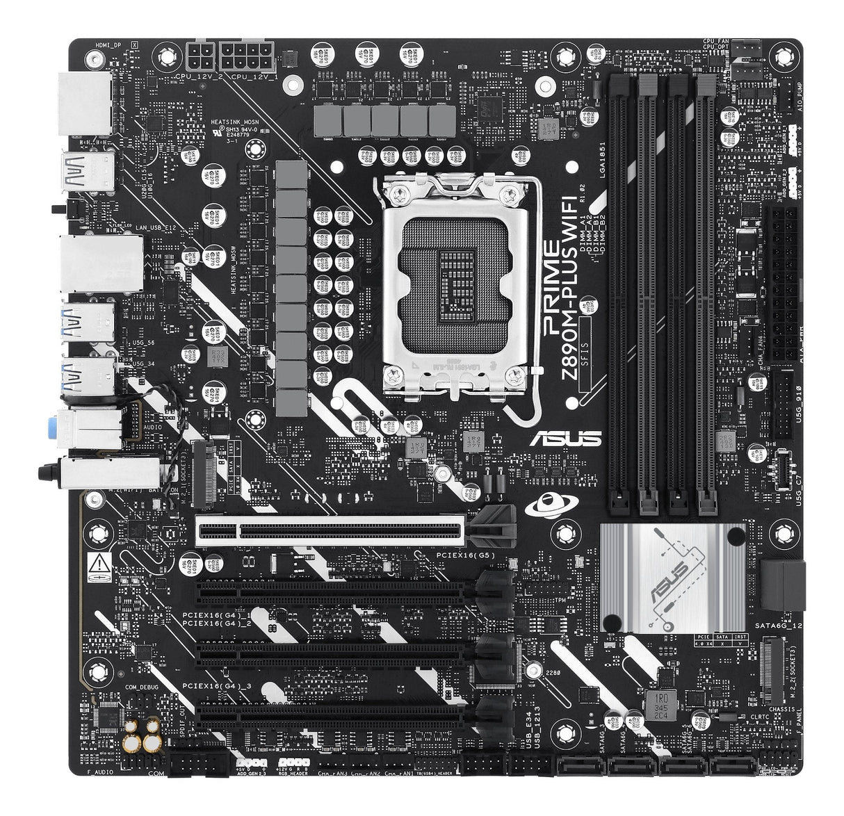 Asus Prime Z890m-Plus Wifi Intel Z890 Lga 1851 (Socket V1) Micro Atx