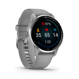 Smartwatch Garmin Venu 2 Plus  Notificaciones  Frecuencia Cardíaca  Gps  Plata Y Gris
