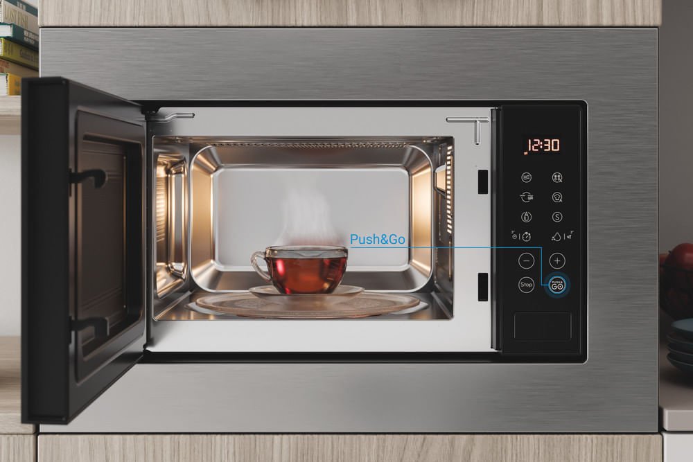 EAN 8050147591437 - Indesit MWI 120 GX Acero inoxidable Microondas con grill Integrado 20 L 800 W imagen 6