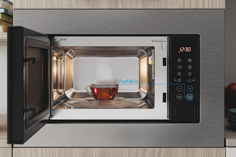 EAN 8050147591437 - Indesit MWI 120 GX Acero inoxidable Microondas con grill Integrado 20 L 800 W imagen 6