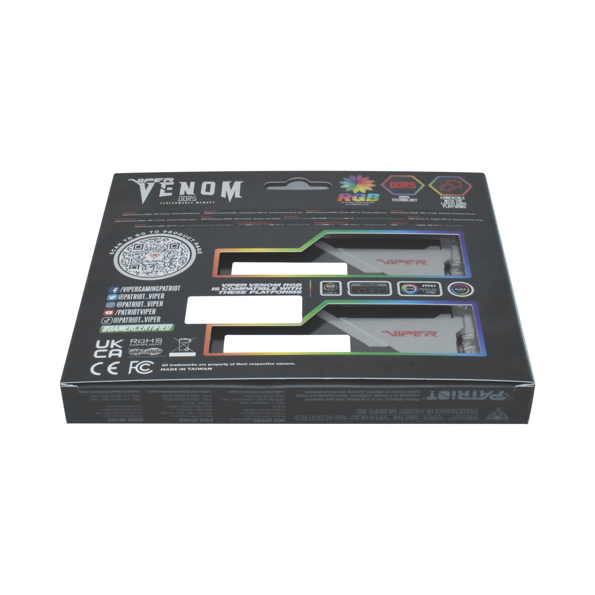 EAN 0814914029602 - Patriot Memory Viper Venom PVVR532G620C40K módulo de memoria 32 GB 2 x 16 GB DDR5 288-pin DIMM imagen 39