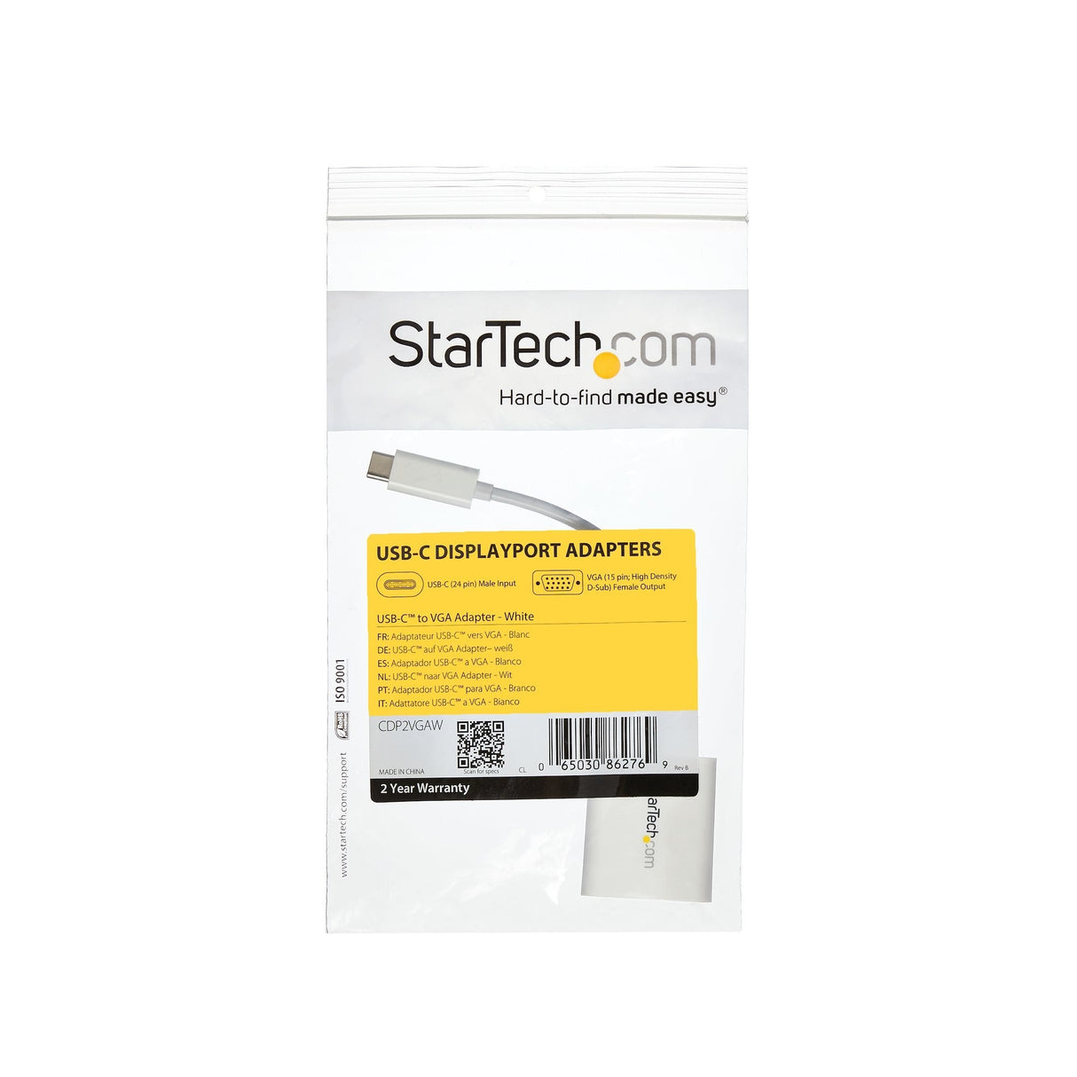 Startech Adaptador Video Usb-C 3.1 Type-C A Vga