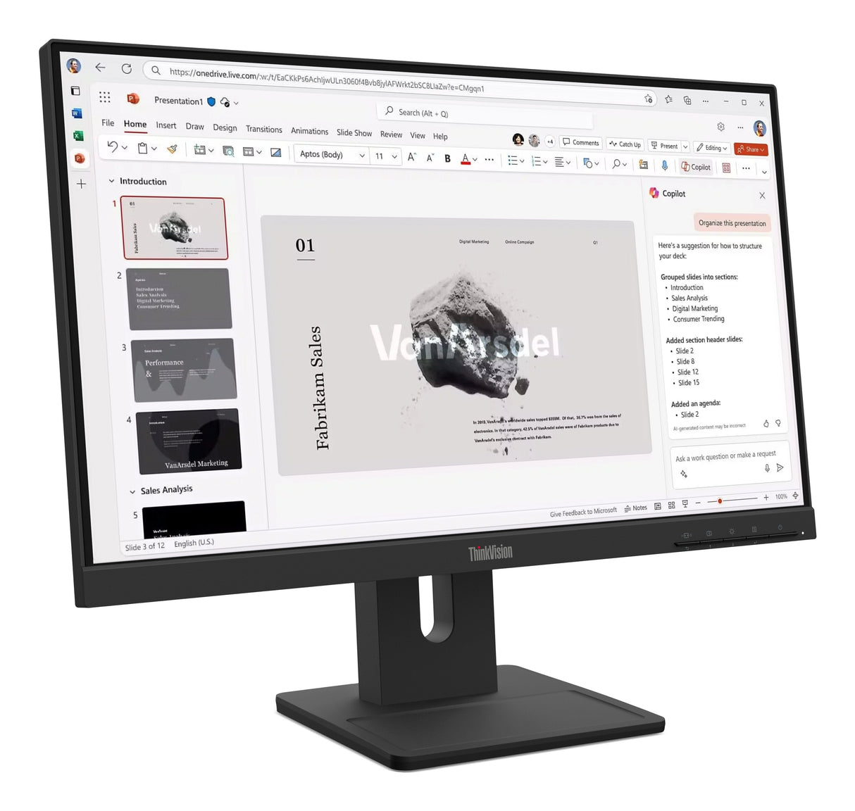 Monitor Led 21.5 " Lenovo Thinkvision E22 40 Ips Fhd Dp Hdmi 100hz 4ms Vesa 100x100