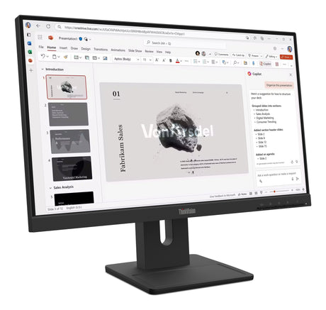 EAN 0198158436229 - Lenovo ThinkVision E22-40 pantalla para PC 54,6 cm (21.5") 1920 x 1080 Pixeles Full HD LCD Negro imagen 2