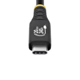 Cable Startech.Com Usb Usb-C (M) A Usb-C (M) Usb4 / Thunderbolt 3 / Thunderbolt 4 / Displayport 1.4 2 M Admite 4k120hz Resistente Rango De Potencia Ampliado (Epr) Admite Suministro De Carga 3 1 Flexible Negro