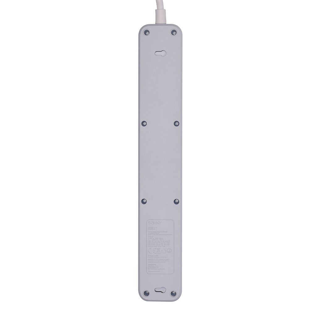 Regleta Tomas Savio Lz-114 Con Usb-A Pd 18w 1,5m