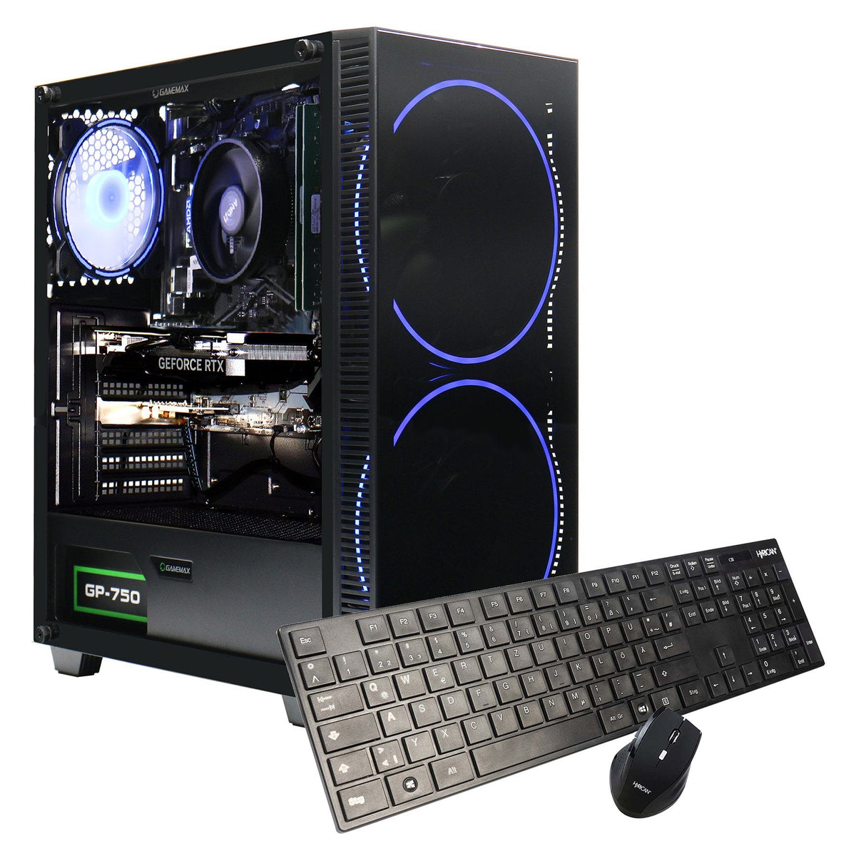 Pc  Gaming Hyrican Gamemax Negro Hole 7811 I5-14400f 16gb 1tbssd Rtx5060ti W11 Home