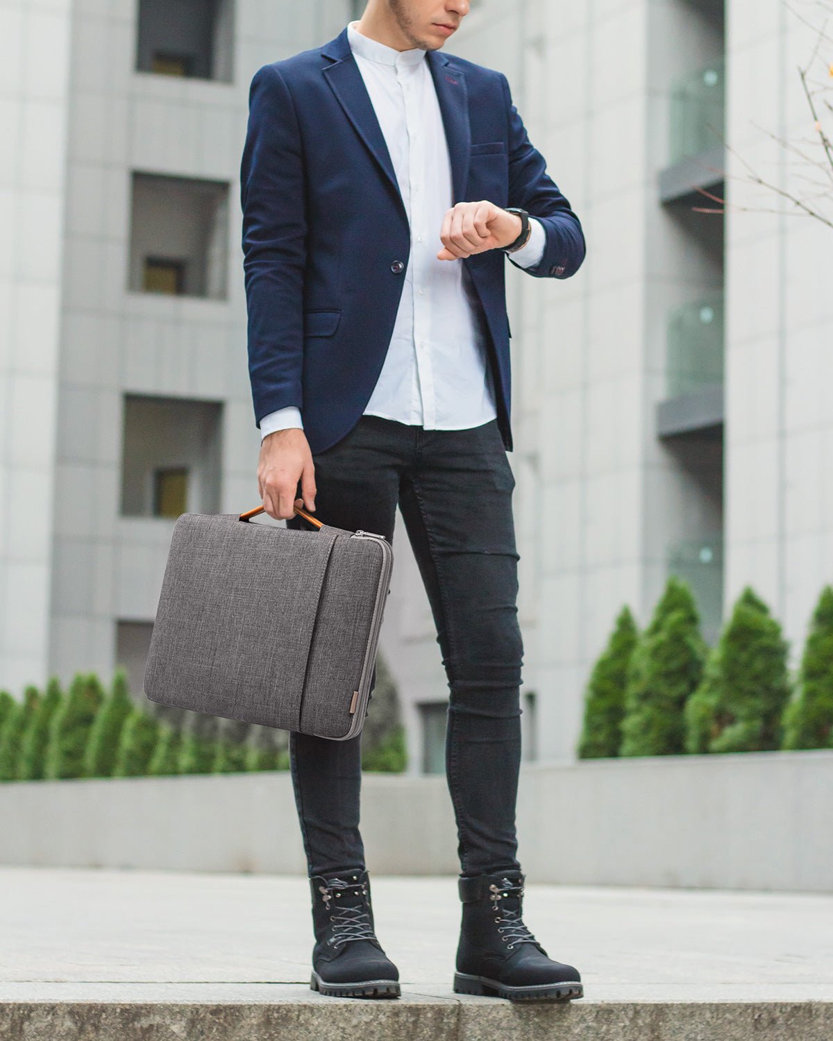 Inateck Laptoptasche 14" Zubehörtasche Lb02006 S1 Gris