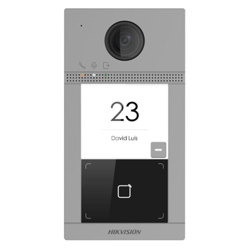 EAN 6931847110291 - Hikvision DS-KV8113-WME1(C)/FLUSH/EU sistema de intercomunicación de video 2 MP Negro, Gris imagen 1