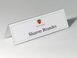 Placa De Nombre De Mesa Durable 105 210x297mm Transp 25 Piezas