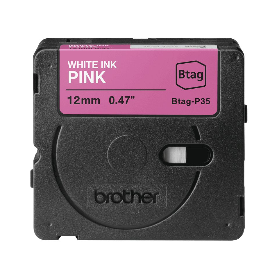 Brojoher Cinta Btagp35 / Btag-P35 Blanco Sobre Rosa