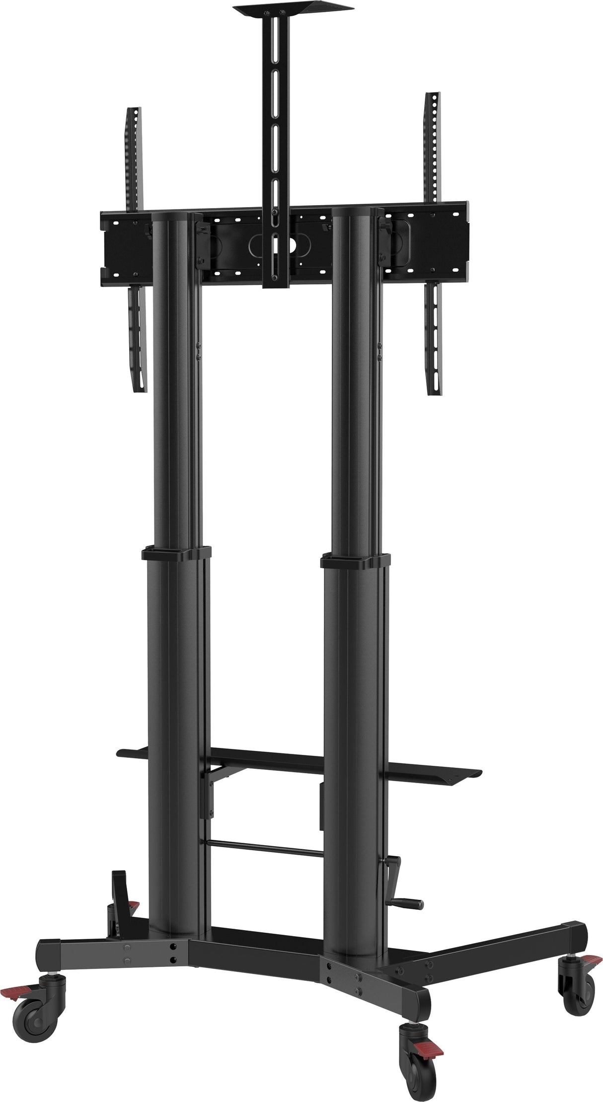 Vision X-Series Vfm-F27 Carrito Altura Ajustable Para Pantalla Lcd Acero Aluminio Negro Mate Tamaño De Pantalla: 55"-100"