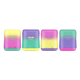 Milan Afilalápices Compact Sunset Doble Con Depósito 4 Colores Expositor -24u-