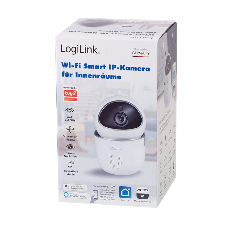Cámara Ip Inteligente Wi-Fi Para Interiores, Compatible Con Tuya.