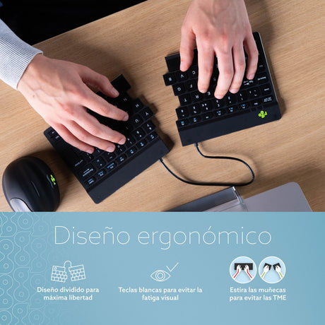 EAN 8719274492139 - R-Go Tools RGOSBNDWLBL teclado Oficina Nórdico imagen 10