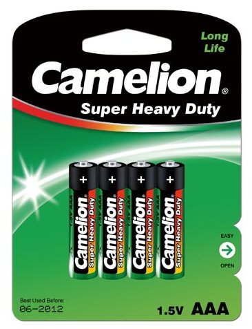 Pilas Camelion Verde Aaa 1.5v (4pcs)
