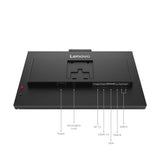 EAN 0198157434455 - Lenovo ThinkVision T27QD-4v pantalla para PC 68,6 cm (27") 2560 x 1440 Pixeles Quad HD LCD Negro imagen 12